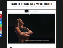 Tablet Screenshot of buildyourolympicbody.com